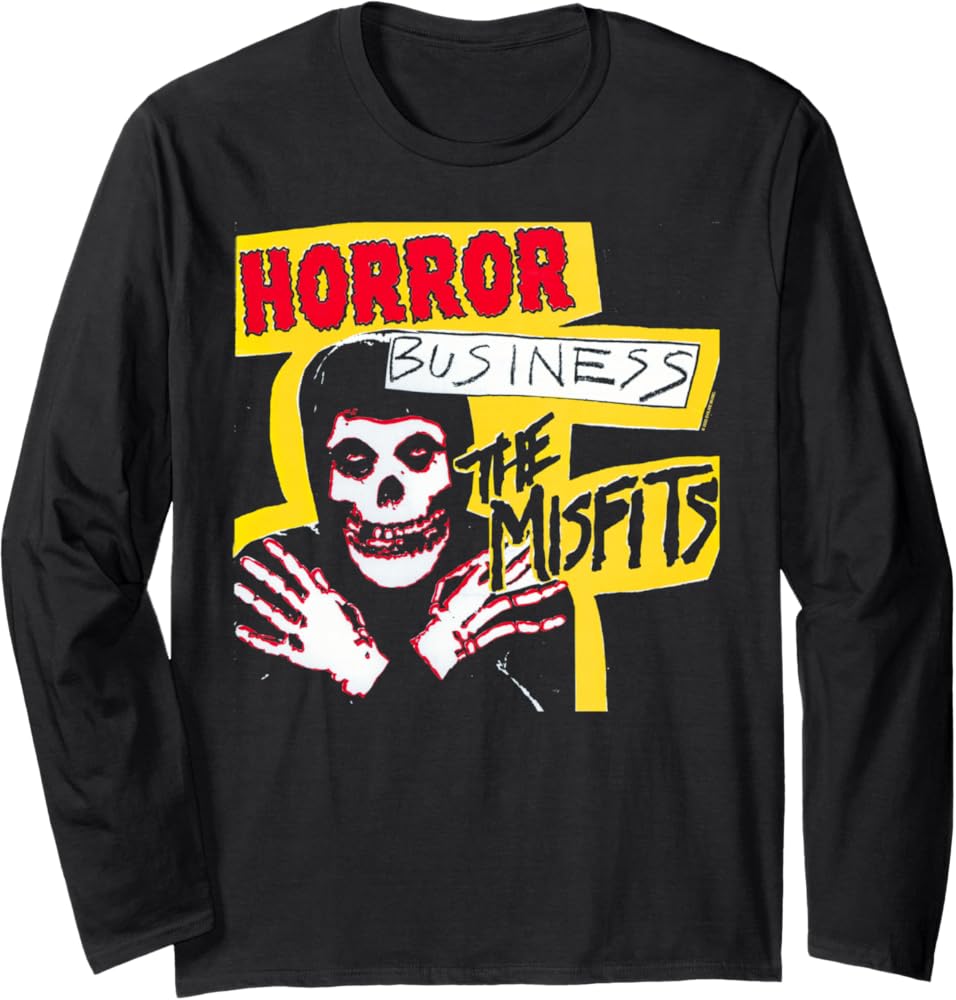 Amazon.co.jp: Misfits – Horror Business 長袖Tシャツ : ファッション